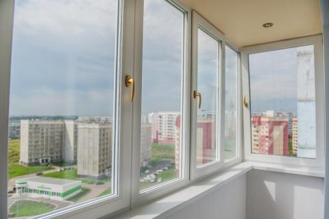 Теплое остекление лоджий 4 метра